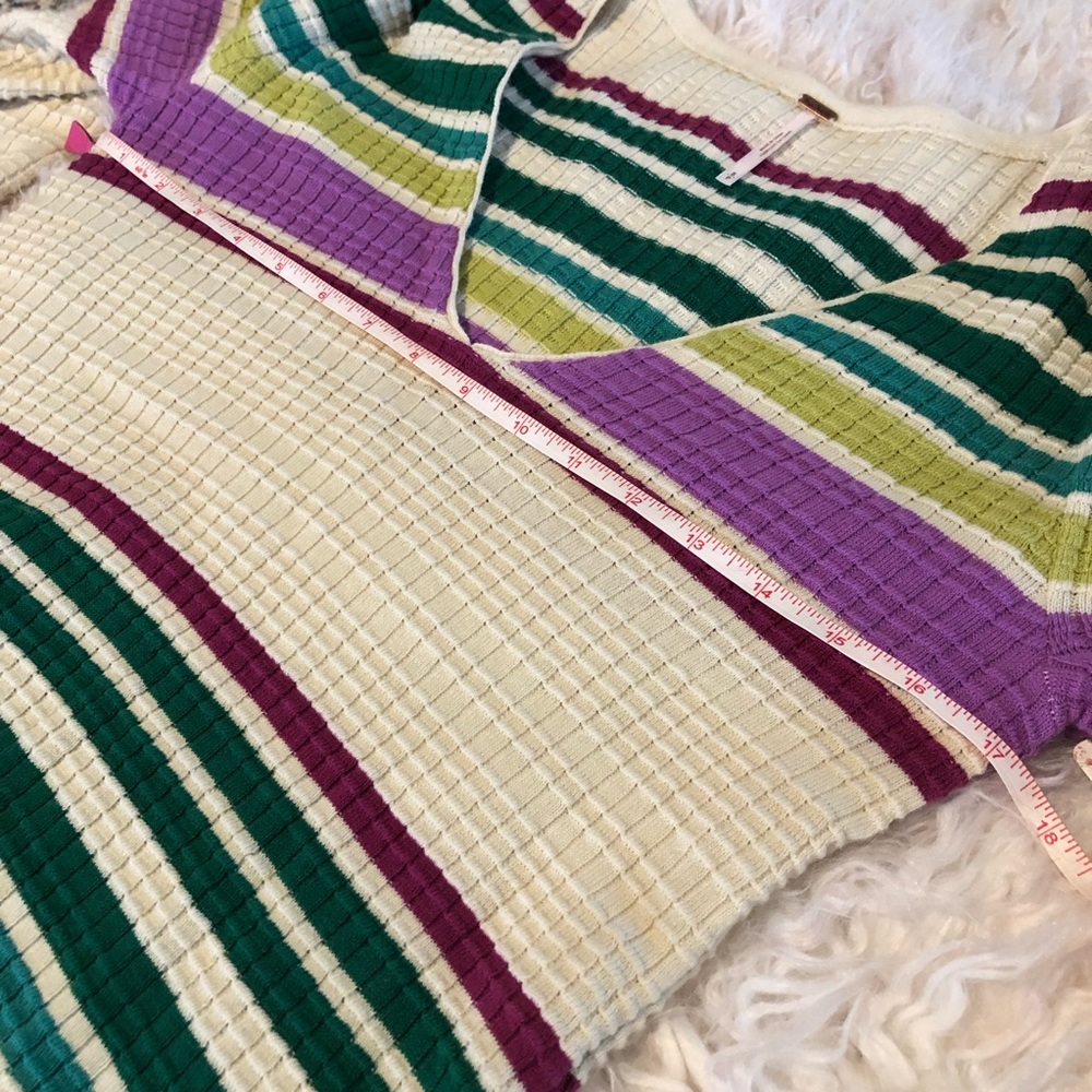 Free People striped long sleeve sweater dress - Picture 5 of 8